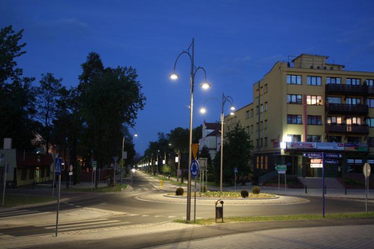 Oświetlenie ul. Odrodzenia w Lubinie