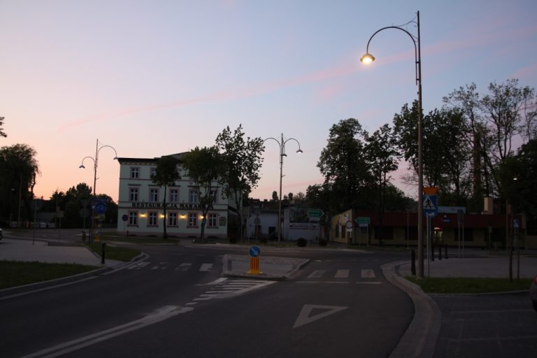 Oświetlenie ul. Odrodzenia w Lubinie