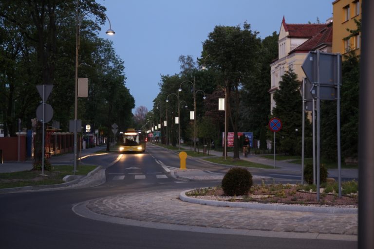 Oświetlenie ul. Odrodzenia w Lubinie