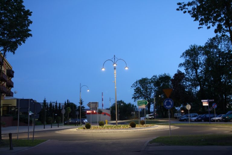 Oświetlenie ul. Odrodzenia w Lubinie