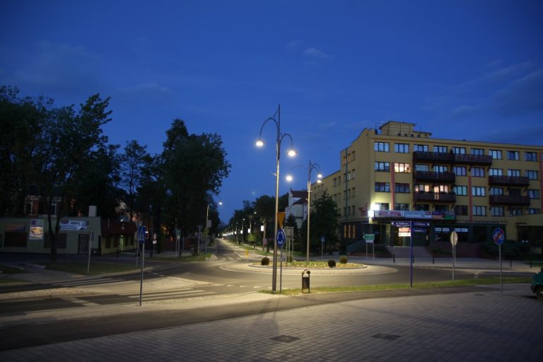 Oświetlenie ul. Odrodzenia w Lubinie