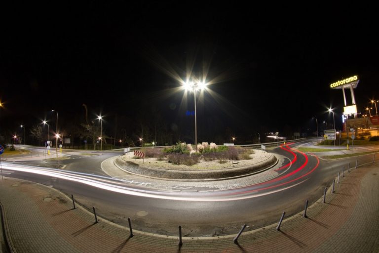 Oświetlenie ronda w ciągu drogi krajowej nr 3 w Lubinie